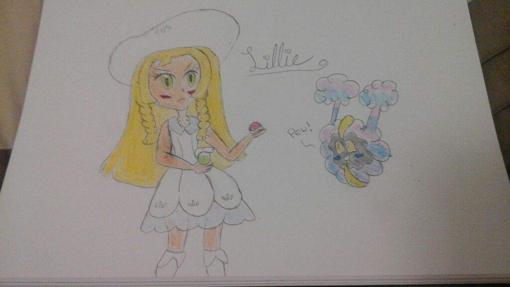 My Attempt At Drawing Lillie From Sun And Moon Pokemon Amino