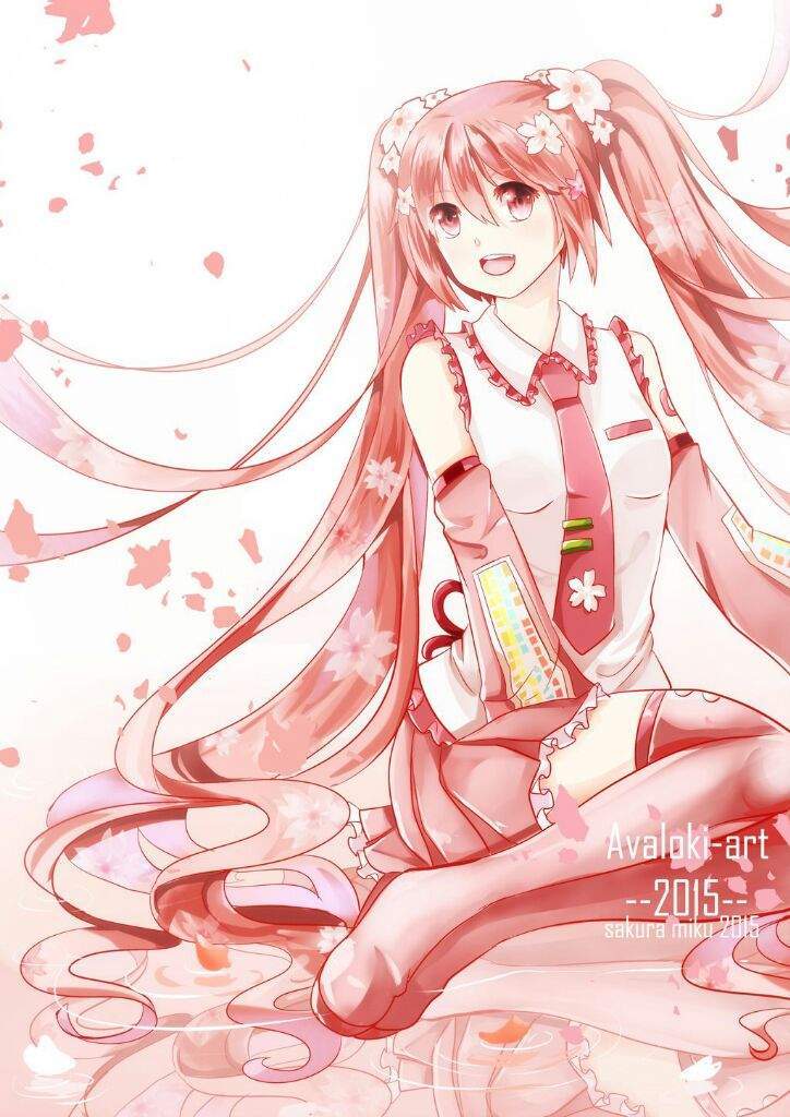 vocaloid hatsune miku sakura