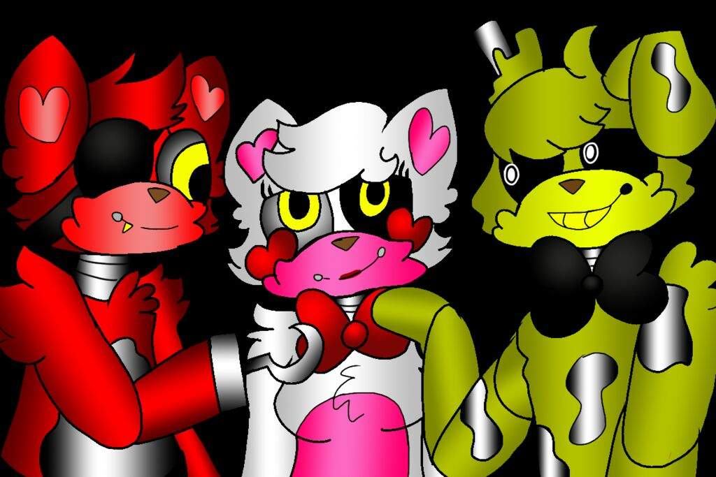 Springtrap X Mangle X Foxy Springtrap X Mangle X Foxy - Margaret Wiegel