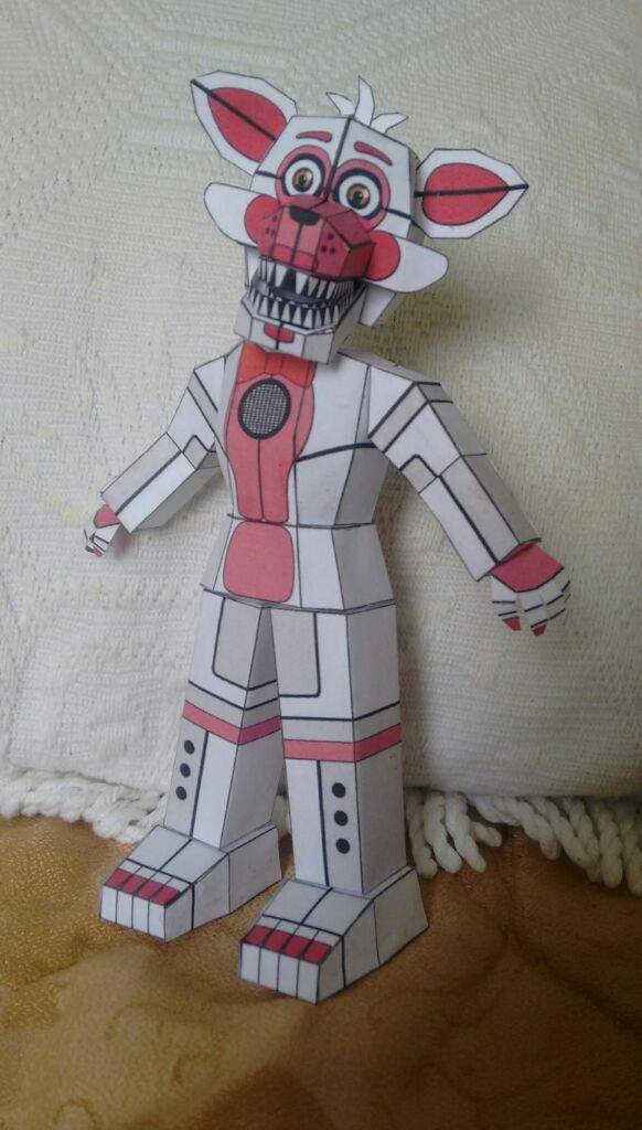 F. Foxy papercraft | Five Nights at Freddys PT/BR Amino