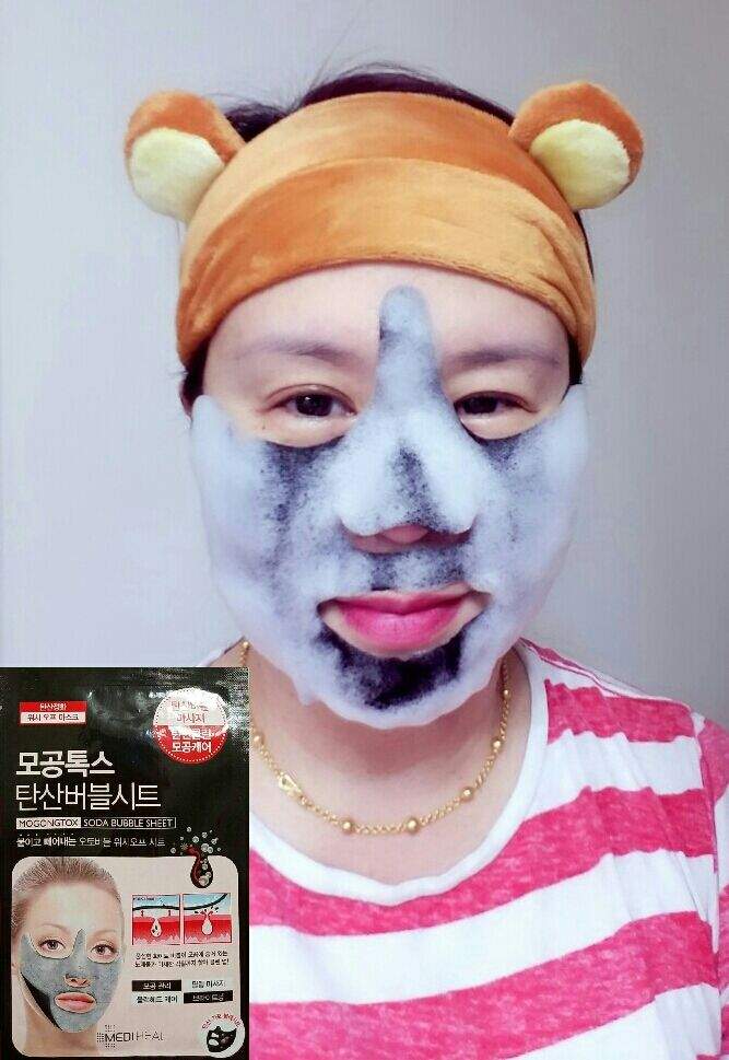 mediheal mogongtox soda bubble sheet review korean beauty amino mogongtox soda bubble sheet