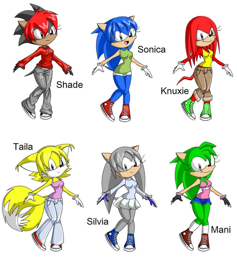 My thoughts on Gender Swapped Sonic characters.