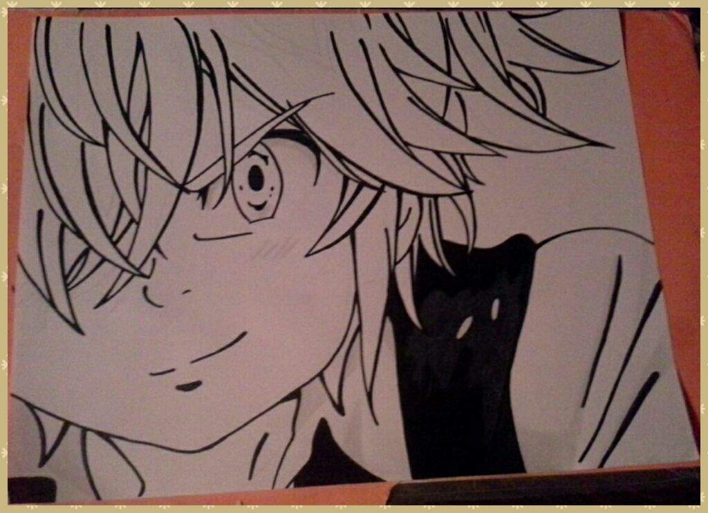 👉 Nanatsu no Taizai 👈 | Proceso del dibujo de: 🐉Meliodas🐉 | •Anime• Amino