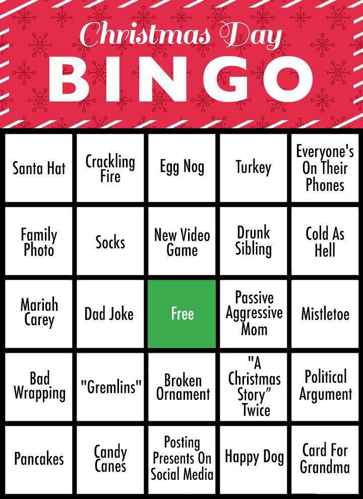 Christmas Bingo 