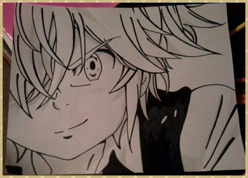 👉 Nanatsu no Taizai 👈 | Proceso del dibujo de: 🐉Meliodas🐉 | •Anime• Amino