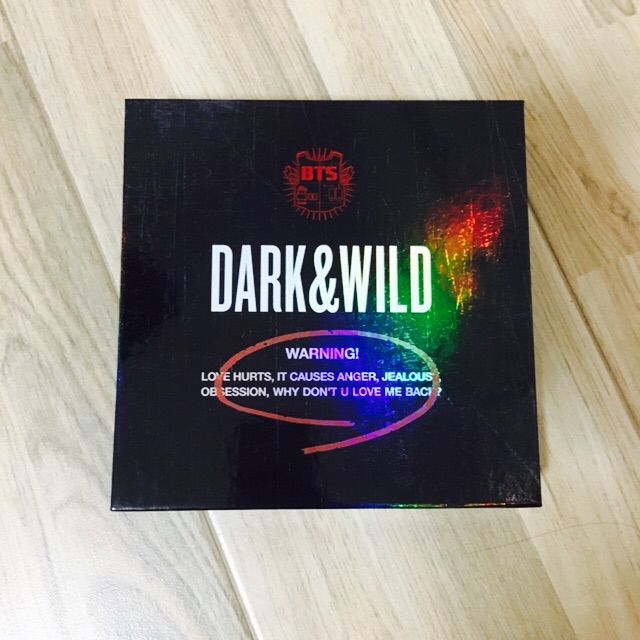 bts dark and wild signed album