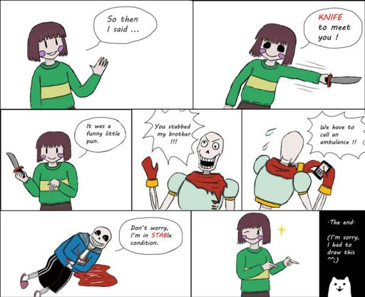 Knife Puns | Undertale Comics and Art Amino