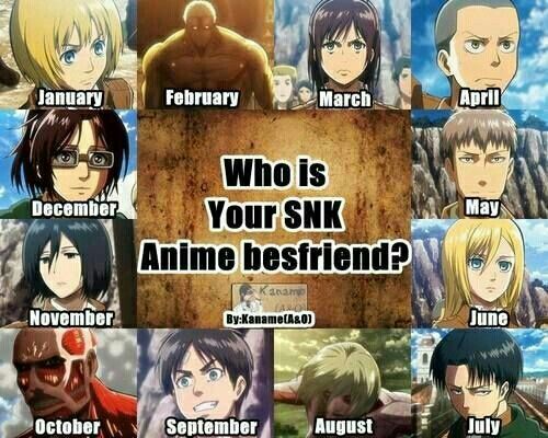Who's your AOT Best Friend? | Attack On Titan Amino