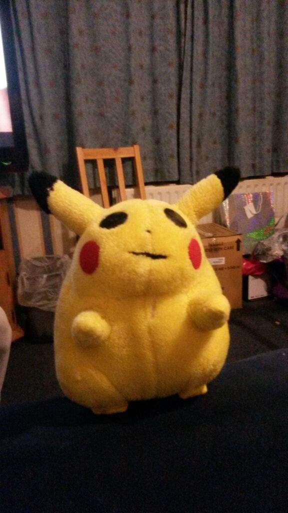 creepy pikachu plush