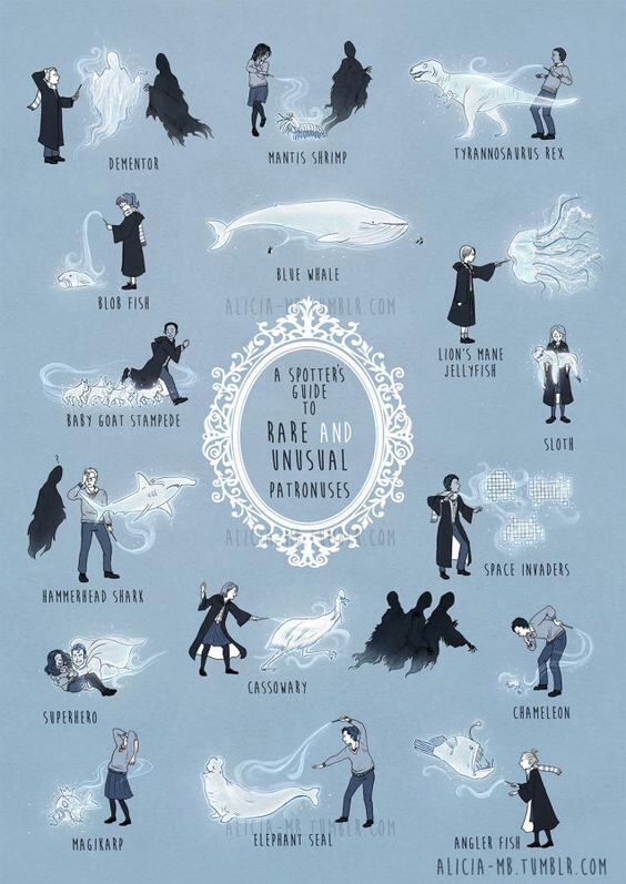 Estos Son Los Patronus De Los Personajes Principales De Harry Potter ...