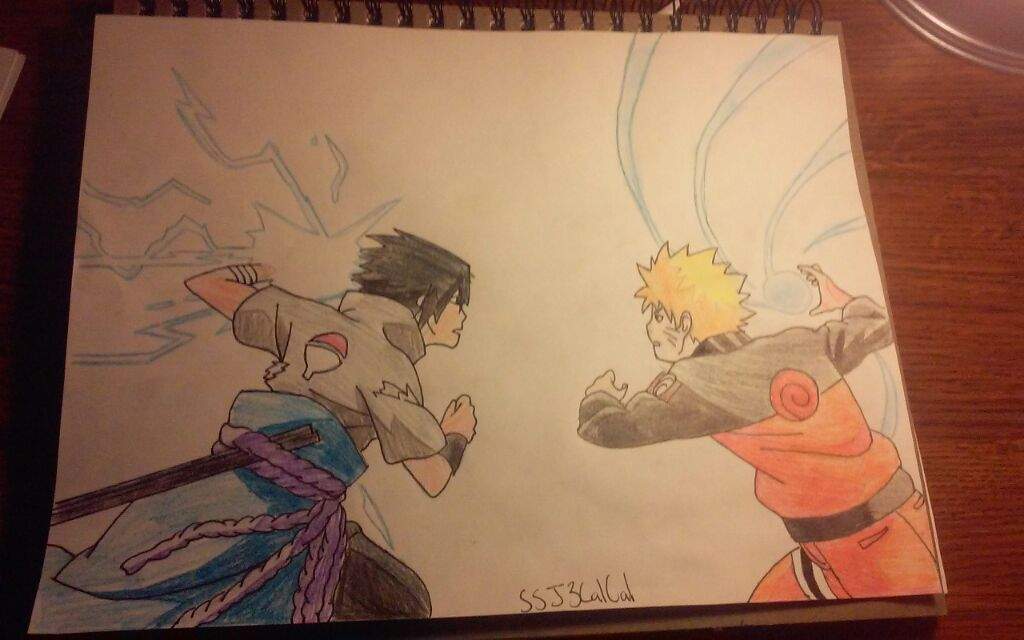 Naruto Vs Sasuke Drawing | Naruto Amino