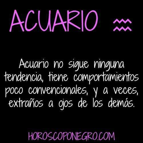 Acuario Horoscopo Negro♒ | •Anime• Amino