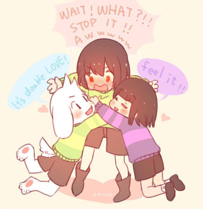 Asriel,Chara and Frisk | Undertale Amino