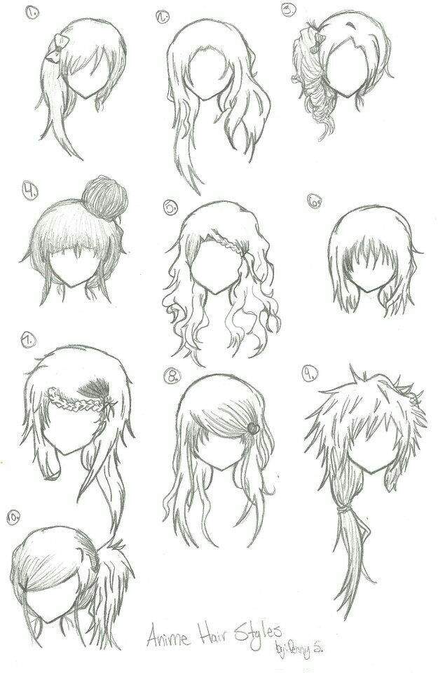 Peinados para Mujer, adolescente, niña, etc. | Aprendiendo a Dibujar Amino