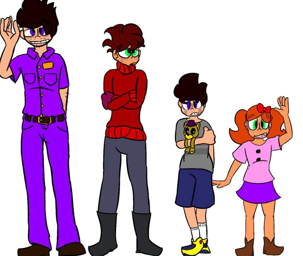 The Afton Family! (Updated) | Five Nights At Freddy's Amino