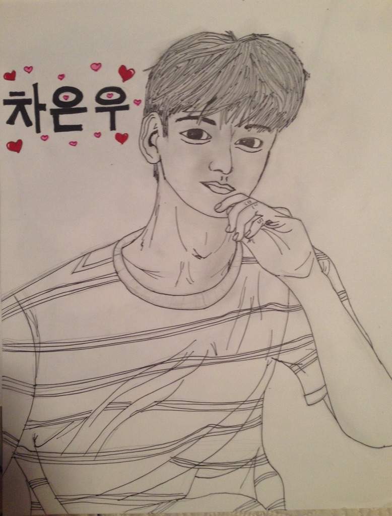 Cha Eun Woo Easy Drawing - Korean Idol