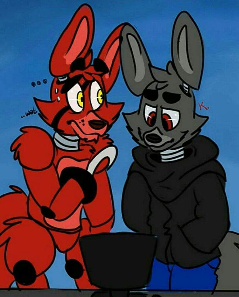 Skull and Foxy seeing R34 comic | Five Nights At Freddy's Amino