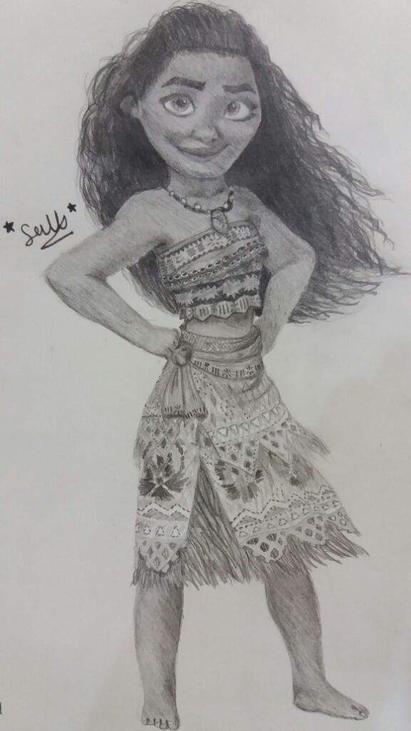 My Drawing Moana Cartoon Amino