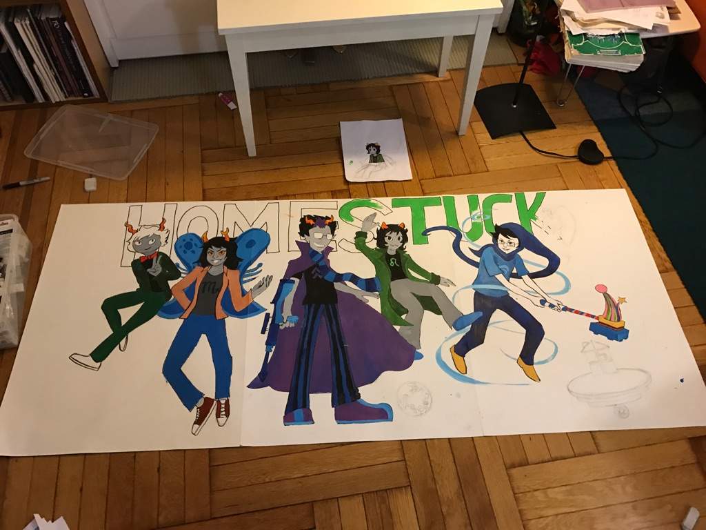 Homestuck poster progress update Homestuck And Hiveswap Amino