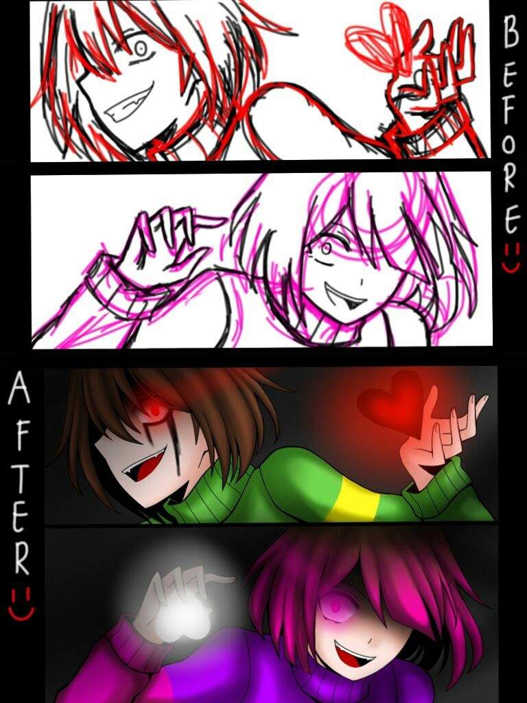 Glitchtale Betty vs Chara Dreemurr | Undertale Amino