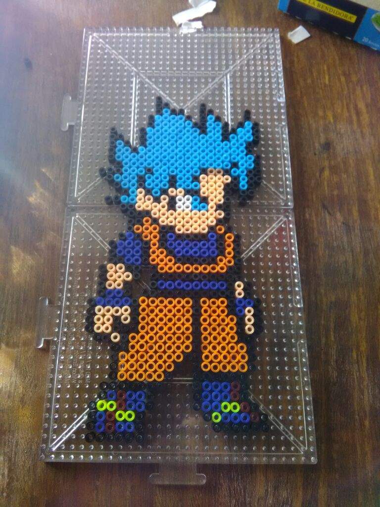 Goku dios supersayayin azul para hacer (hama | DRAGON BALL ESPAÑOL Amino