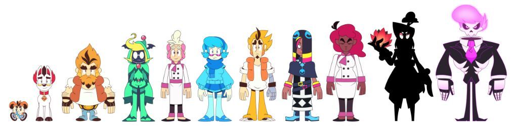 All The Mystery Skulls Characters So Far.