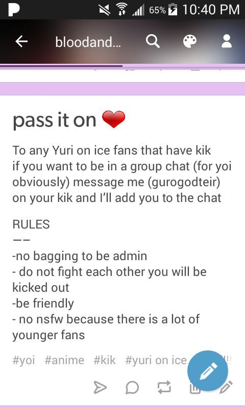 to anyone with kik