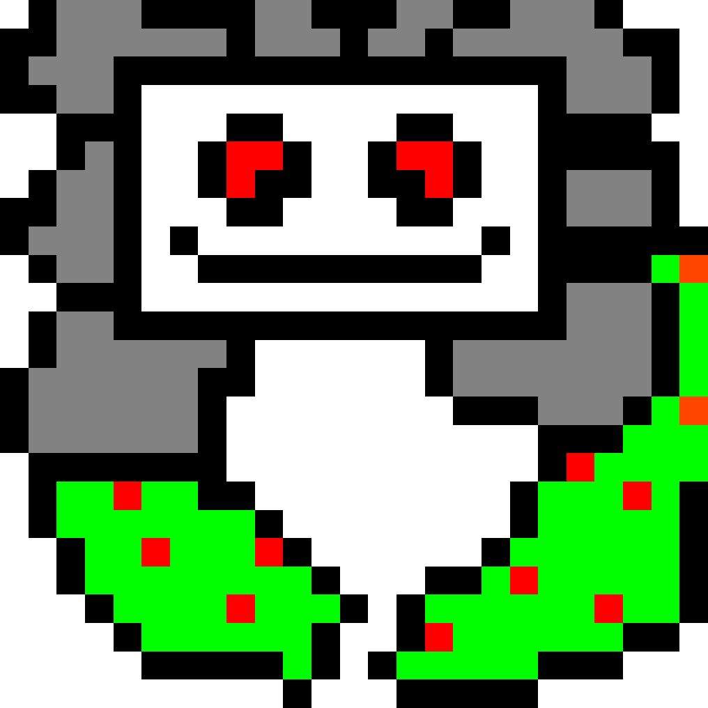 Omega Flowey Pixel Art Undertale Amino