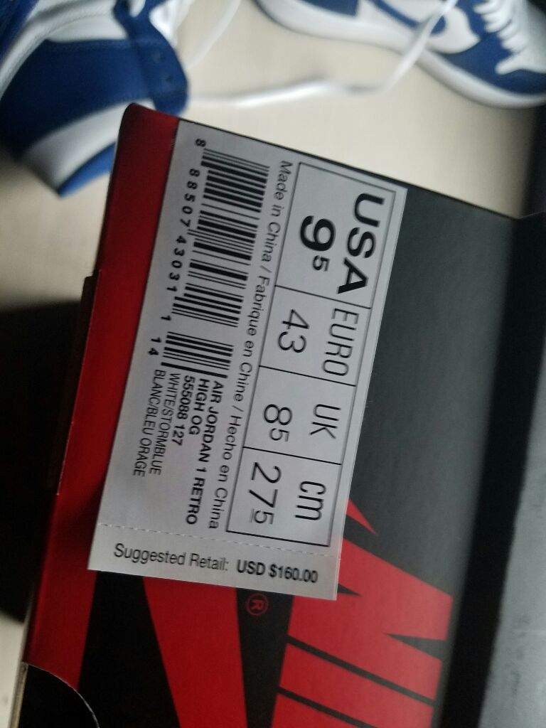 jordan 1 storm blue box