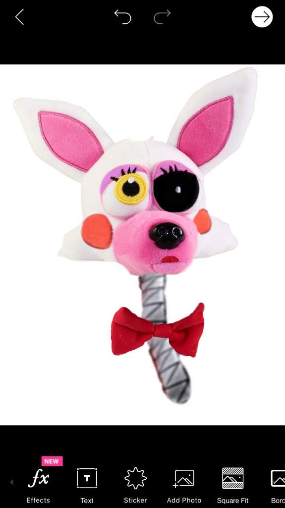 broken mangle plush