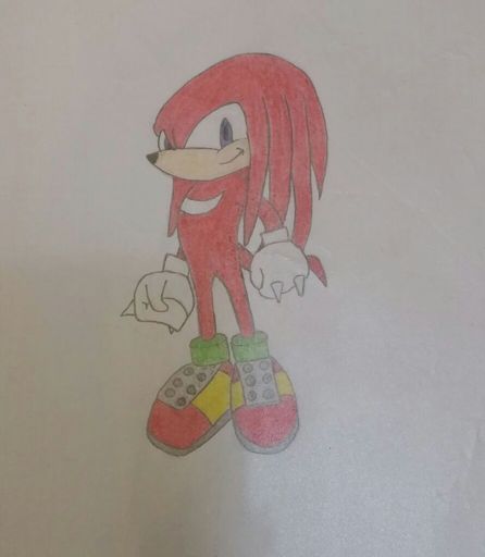 DIBUJO DE KNUCKLES | Sonic the Hedgehog Español Amino