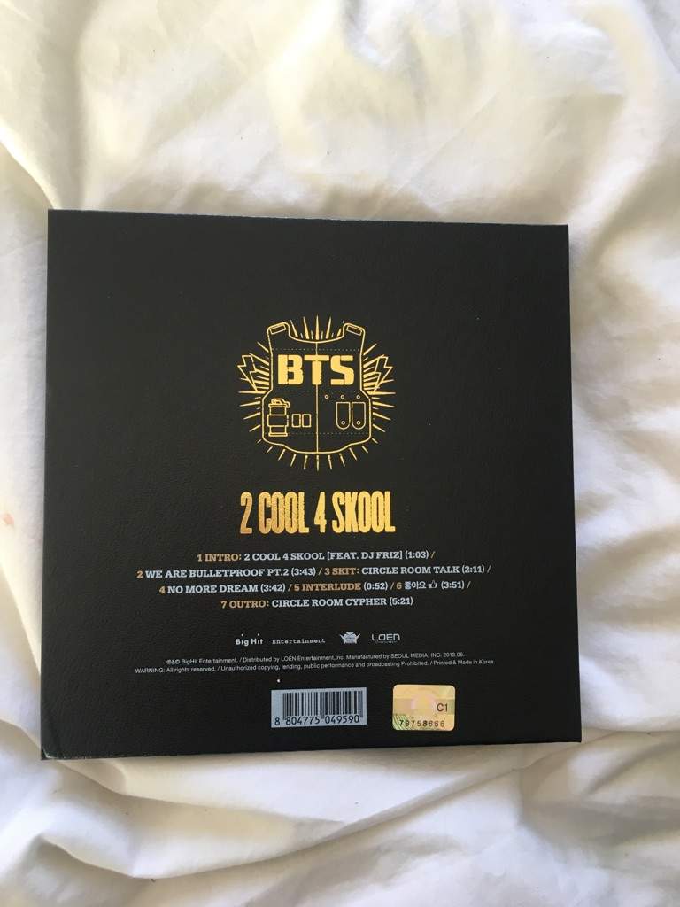 Bts 2 Kool 4 Skool Unboxing 