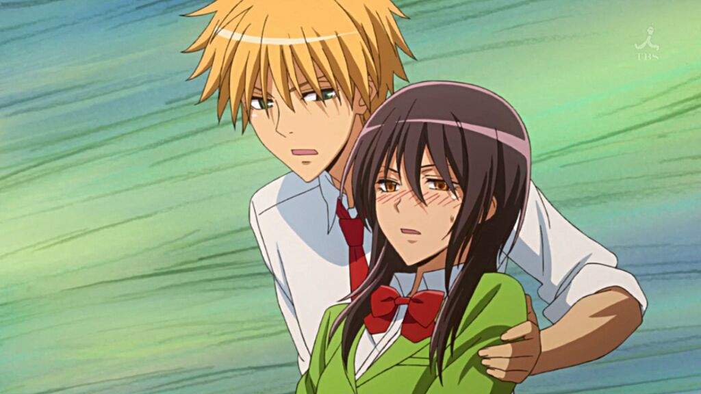 Usui and misaki cute moment.