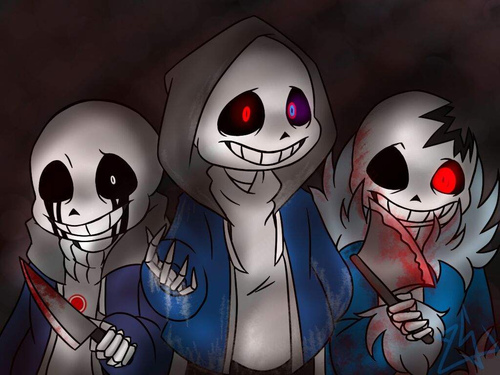 Three murderers | Undertale Amino