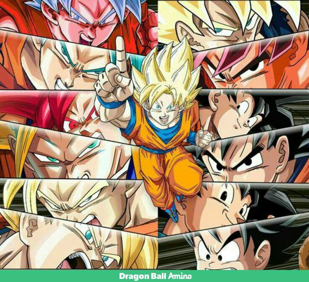 Goku y todas sus fases | DRAGON BALL ESPAÑOL Amino