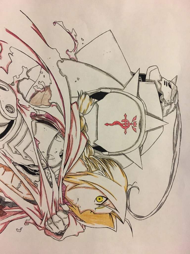 Fma Coloring Page Process Fullmetal Alchemist Amino