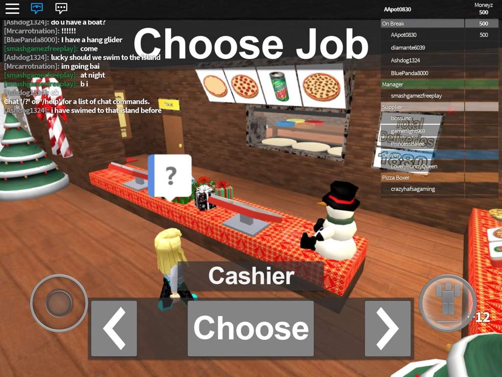 Work At A Pizza Place Roblox Amino