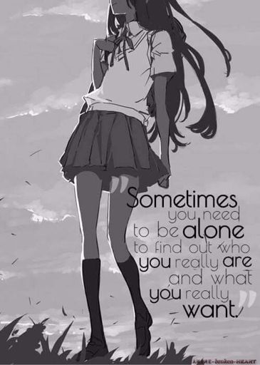 Alone... | Anime Amino