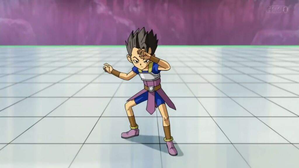 Not only is this Cabba's fighting stance, it was also once Vegeta&apos...