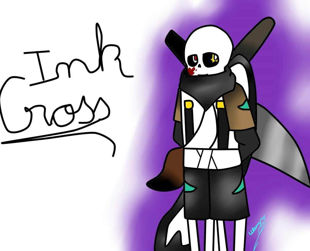 Inkcross Ink Cross Oc Fusion Wiki Undertale Amino Female Ink X Cross By Xxscrewball On Deviantart - err wiki roblox amino