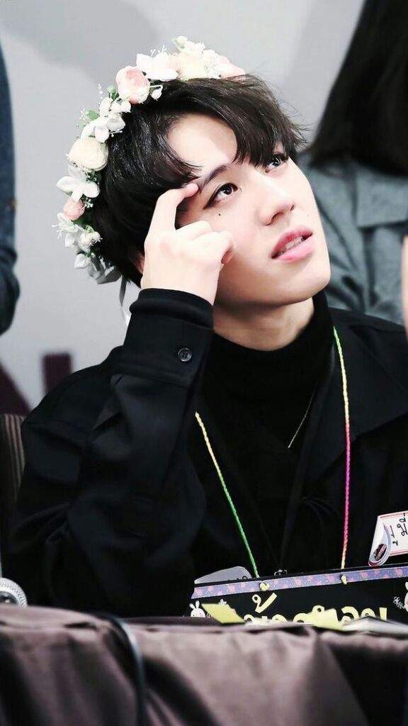 Would you rather have your kpop idols with dyed hair or Would you rather have your kpop idols with dyed hair or