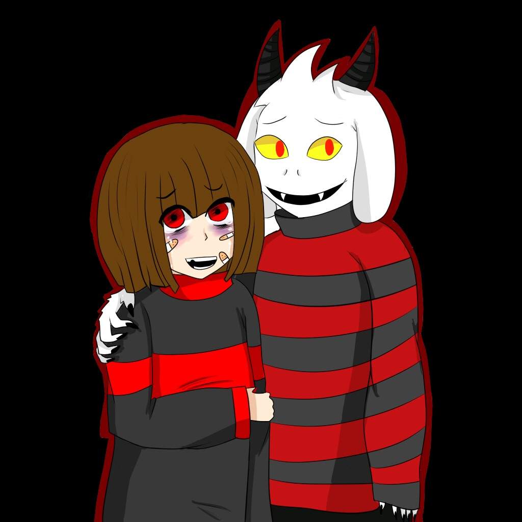 Is Asriel And Chara Afriad Of Toriel In Underfell.