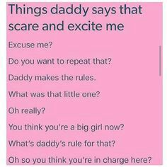 Daddykink Regeln