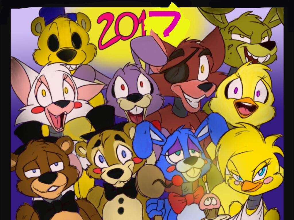 HAPPY NEW YEAR IN FNAF | Five Nights At Freddy's Amino