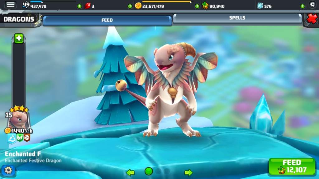 Festive dragon dragonvale