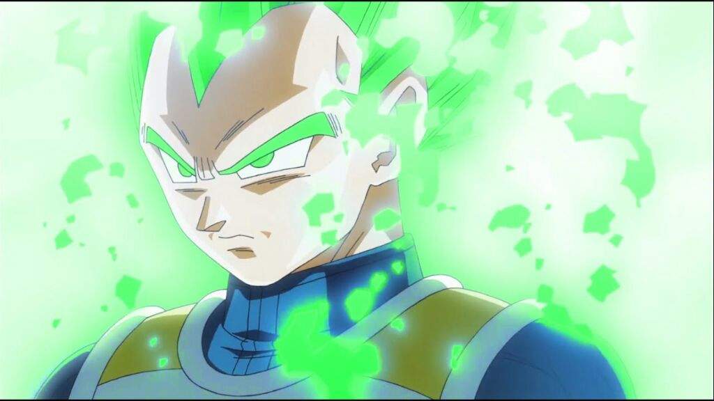 vegeta super saiyan verde