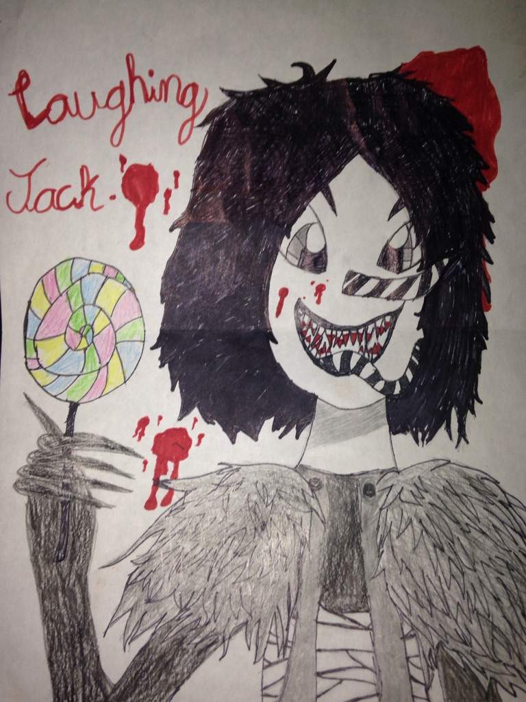 Laughing Jack Drawing Mrcreepypasta Amino