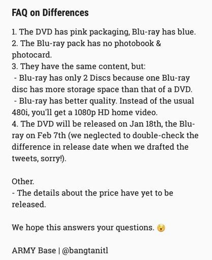 Updated Bts Live On Stage Epilogue Concert Dvd Info Army S Amino