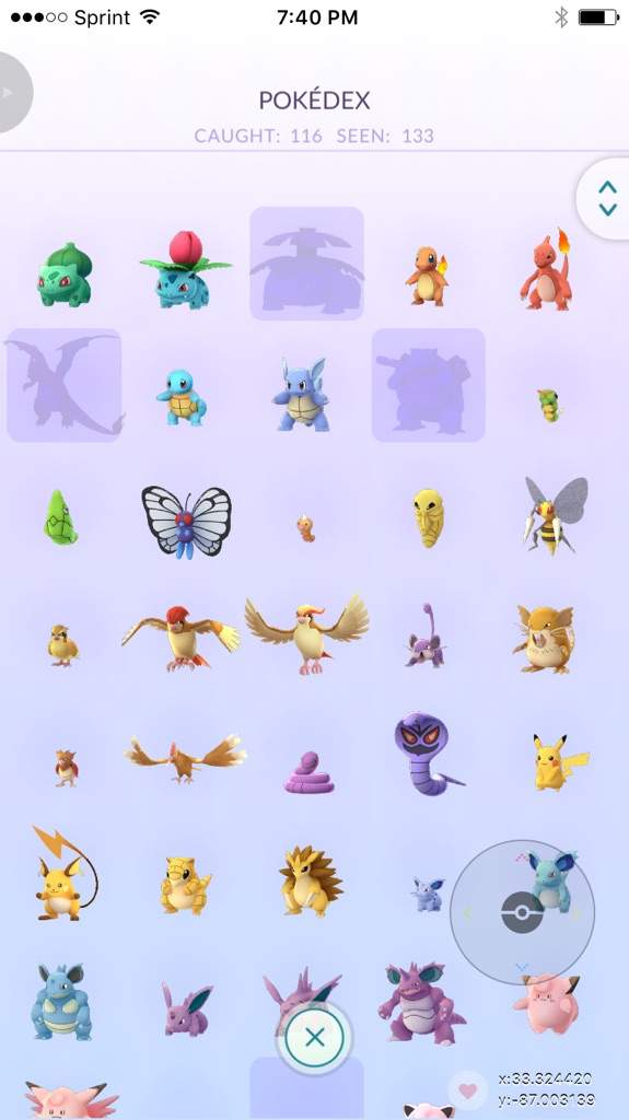 My pokedex | Pokémon Amino