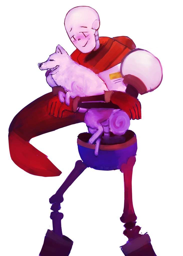 Papyrus and the annoying dog drawing | Undertale Amino